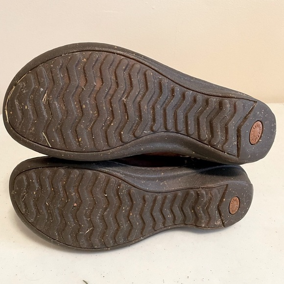 UGG Australia 5183 Womens Kona Dark Brown Suede Sheepskin Toggle Boots Size 7 - Picture 5 of 6